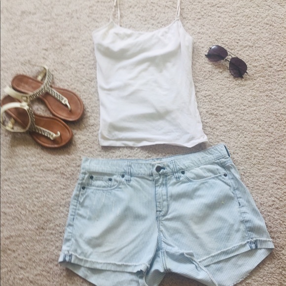 J Crew Striped Shorts - Picture 1 of 3